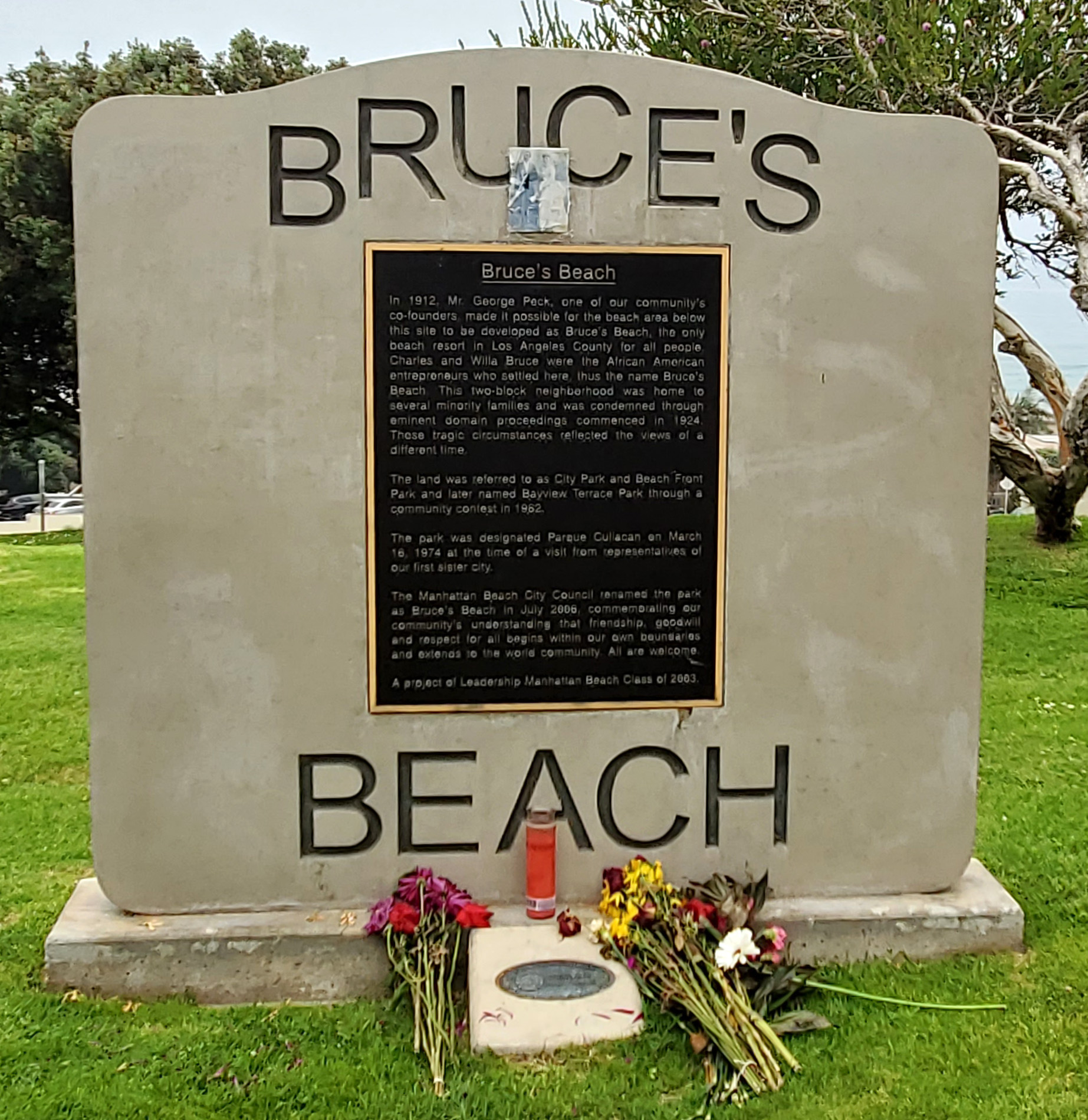Bruce's Beach Monument
