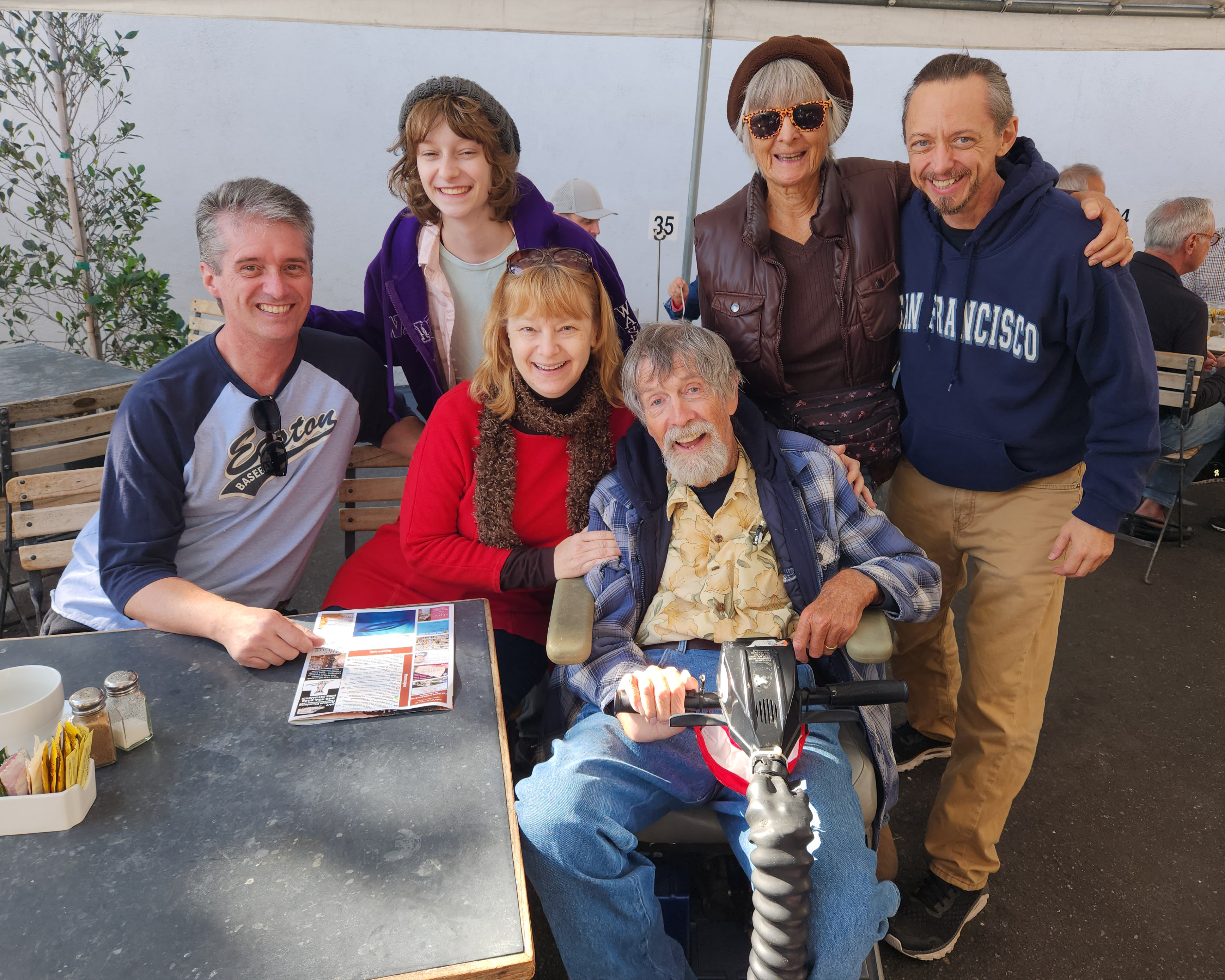 A few of the Sunday morning OSE OC beach clean-up team